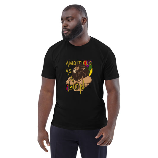 Ambitious As A Lion ESEM Active-Wear, Unisex organic cotton t-shirt